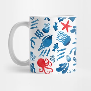 Sea pattern Mug